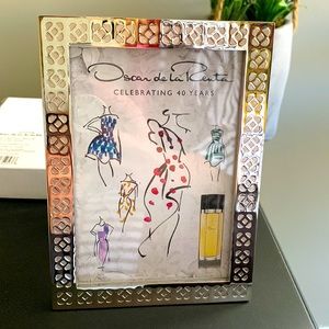 Oscar de La Renta silver tone picture frame(collectors)